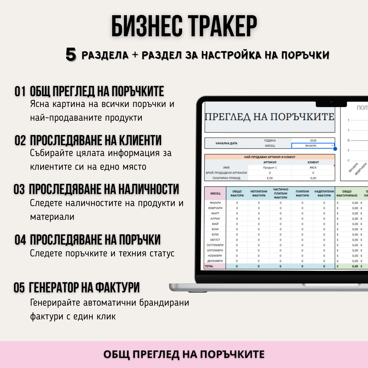 Тракер За Малки Бизнеси - Всичко в Едно | Еднократно Плащане